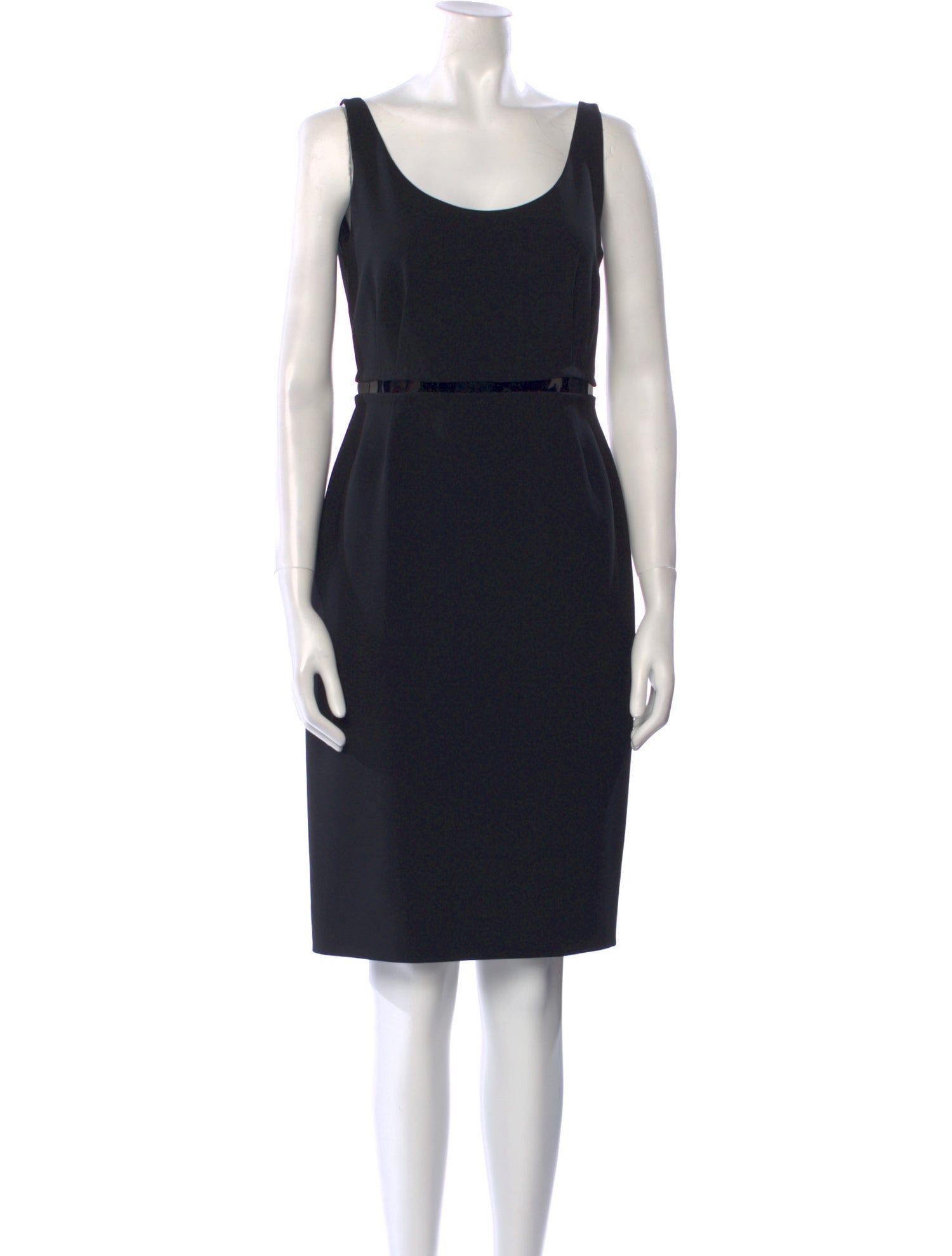 Moschino Scoop Neck Knee-Length Dress