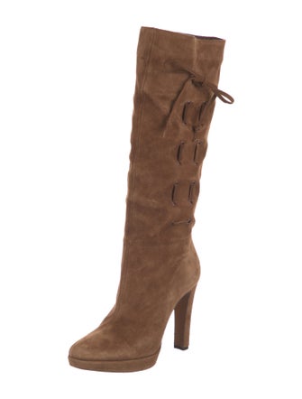 Moschino Suede Boots