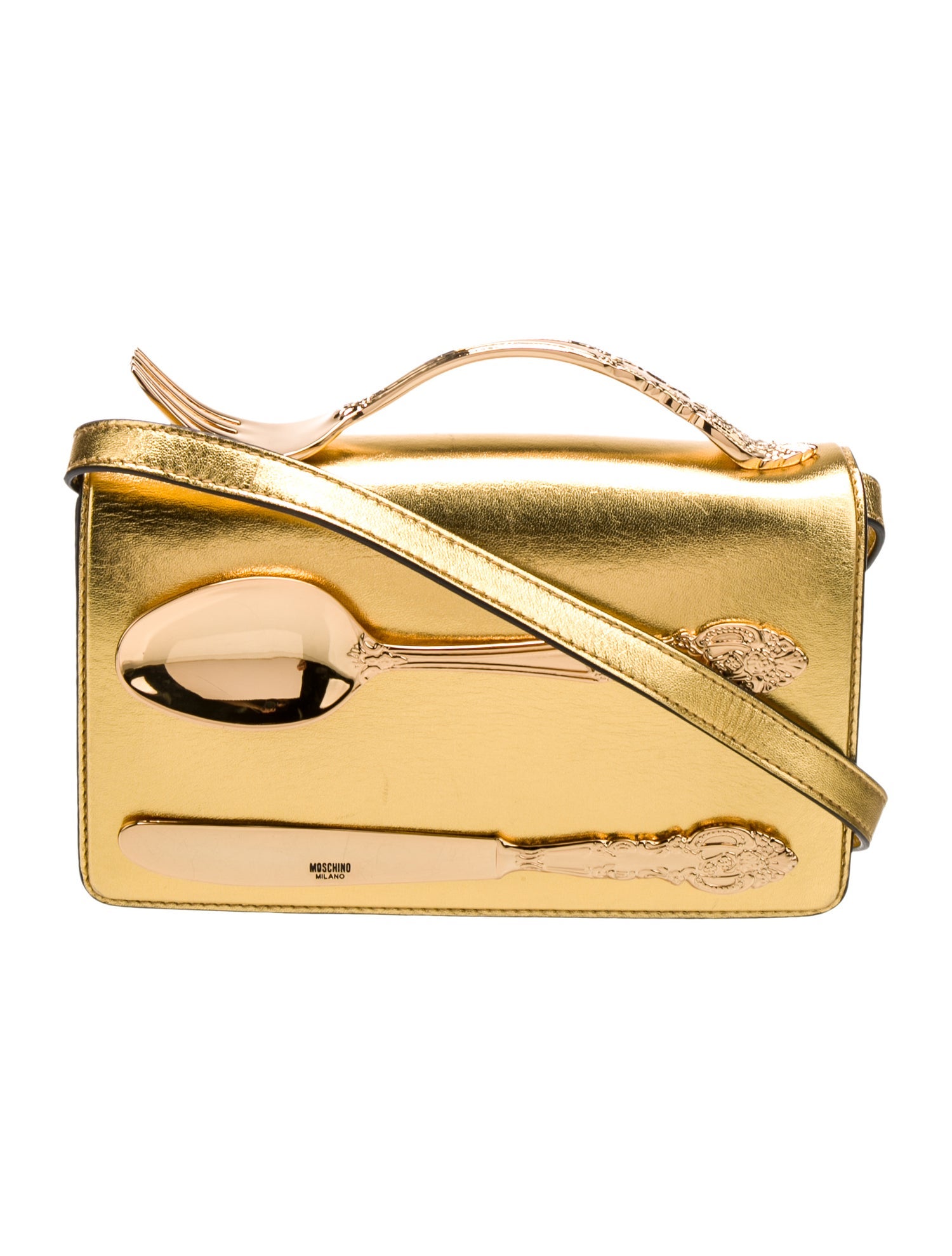 Moschino Leather Crossbody Bag