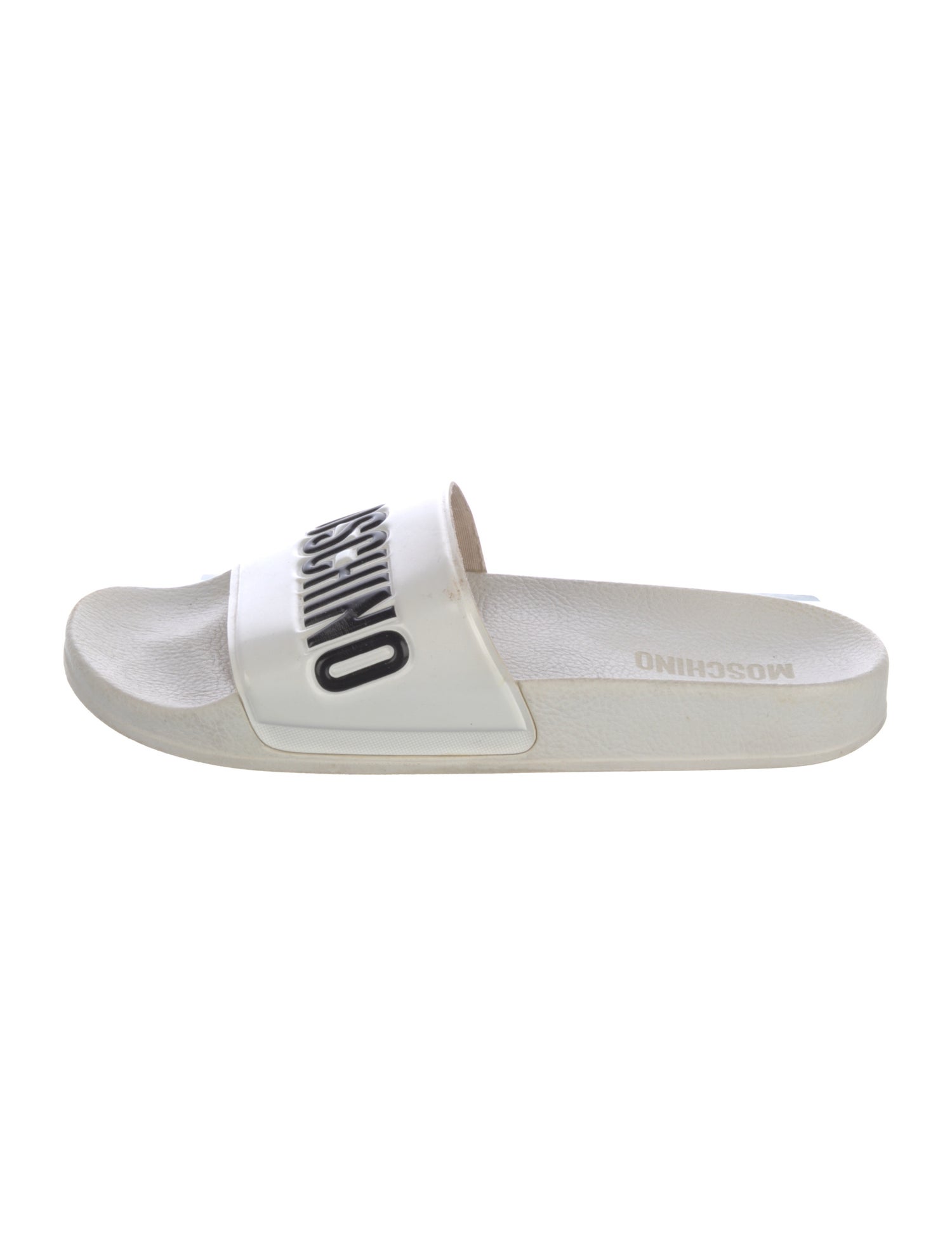 Moschino Rubber Printed Slides