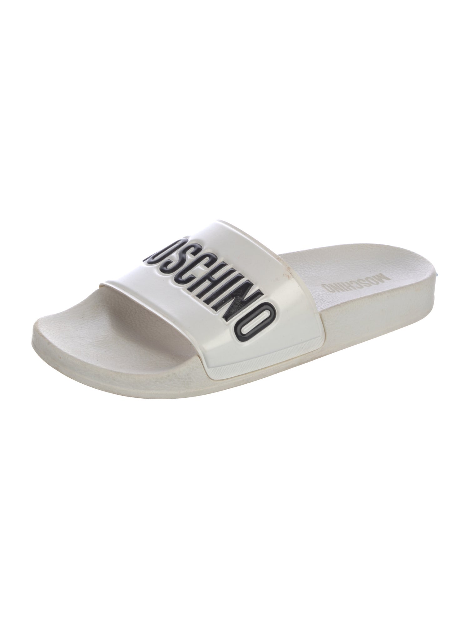 Moschino Rubber Printed Slides