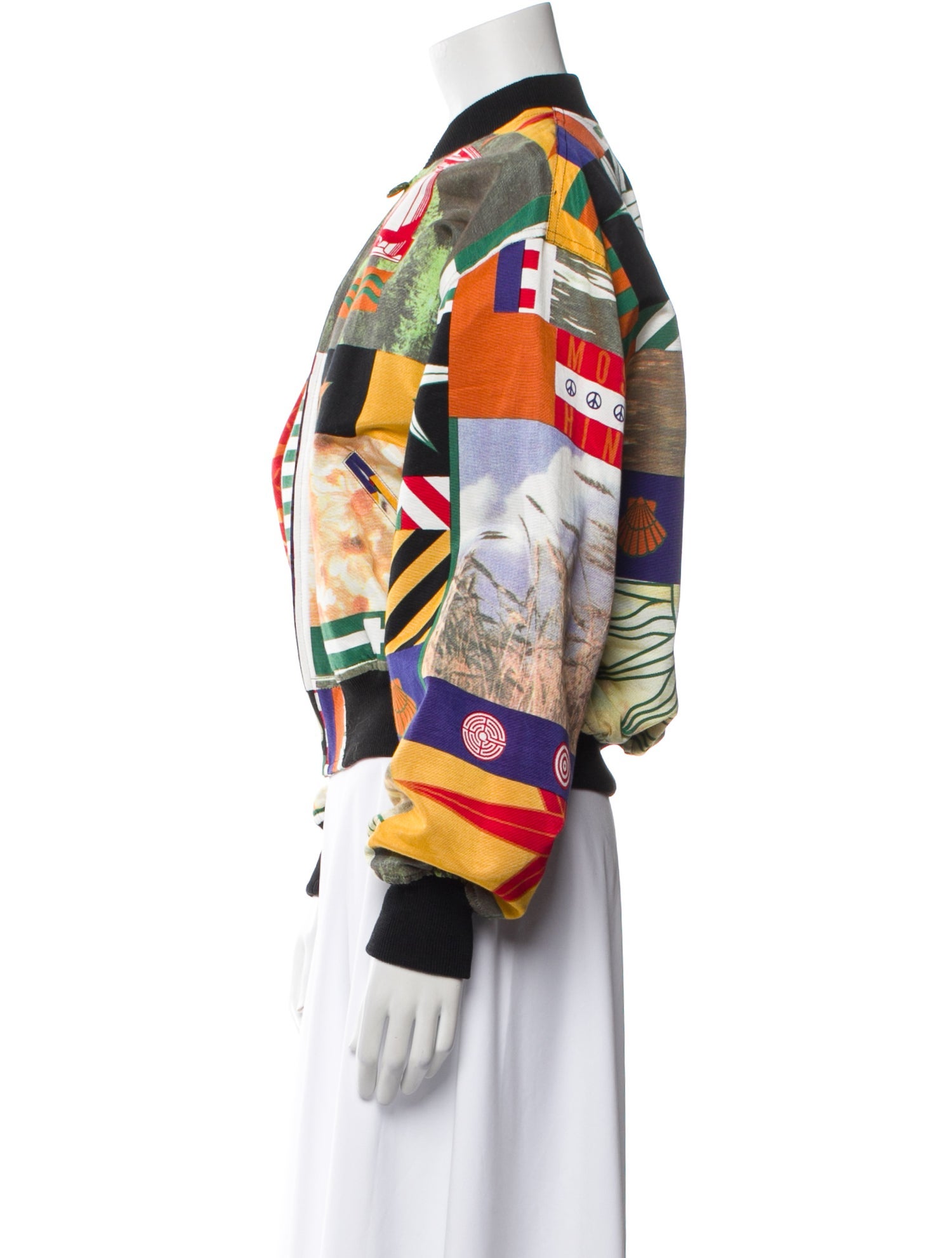 Moschino Jeans Vintage Late 1980's - Early 1990's Bomber Jacket