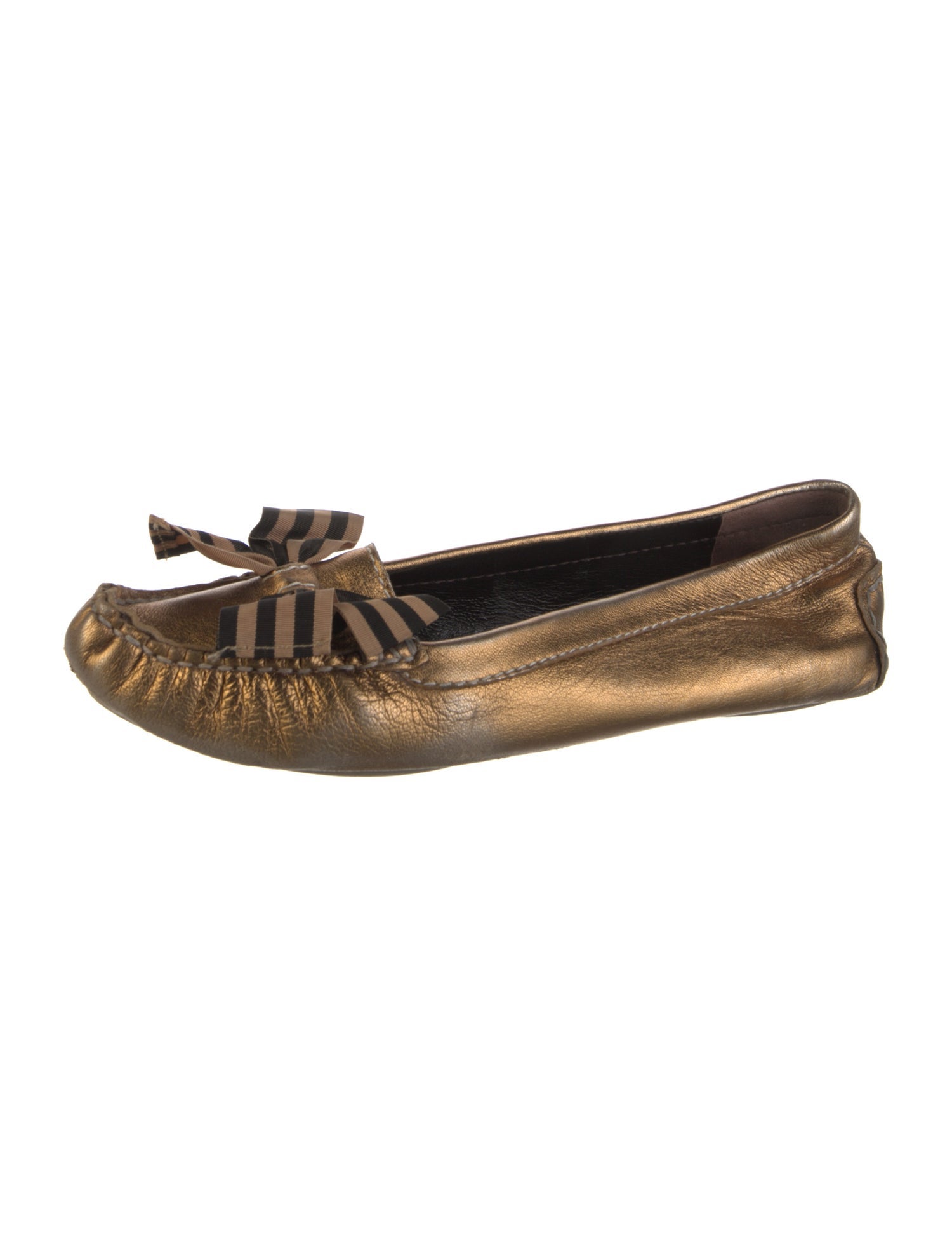 Moschino Leather Ballet Flats