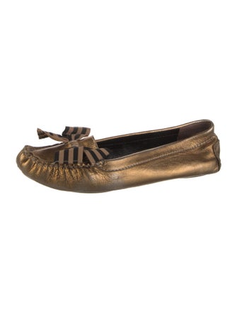 Moschino Leather Ballet Flats