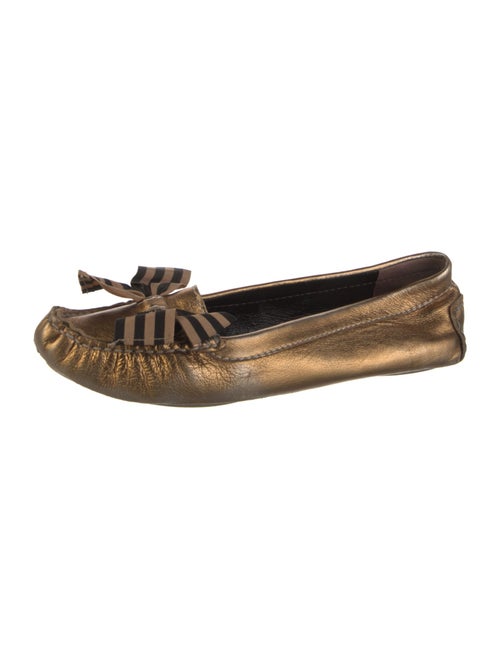 Moschino Leather Ballet Flats