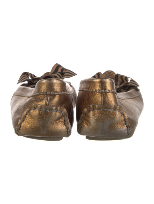 Moschino Leather Ballet Flats