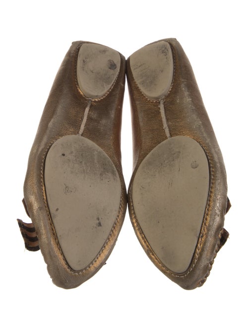 Moschino Leather Ballet Flats