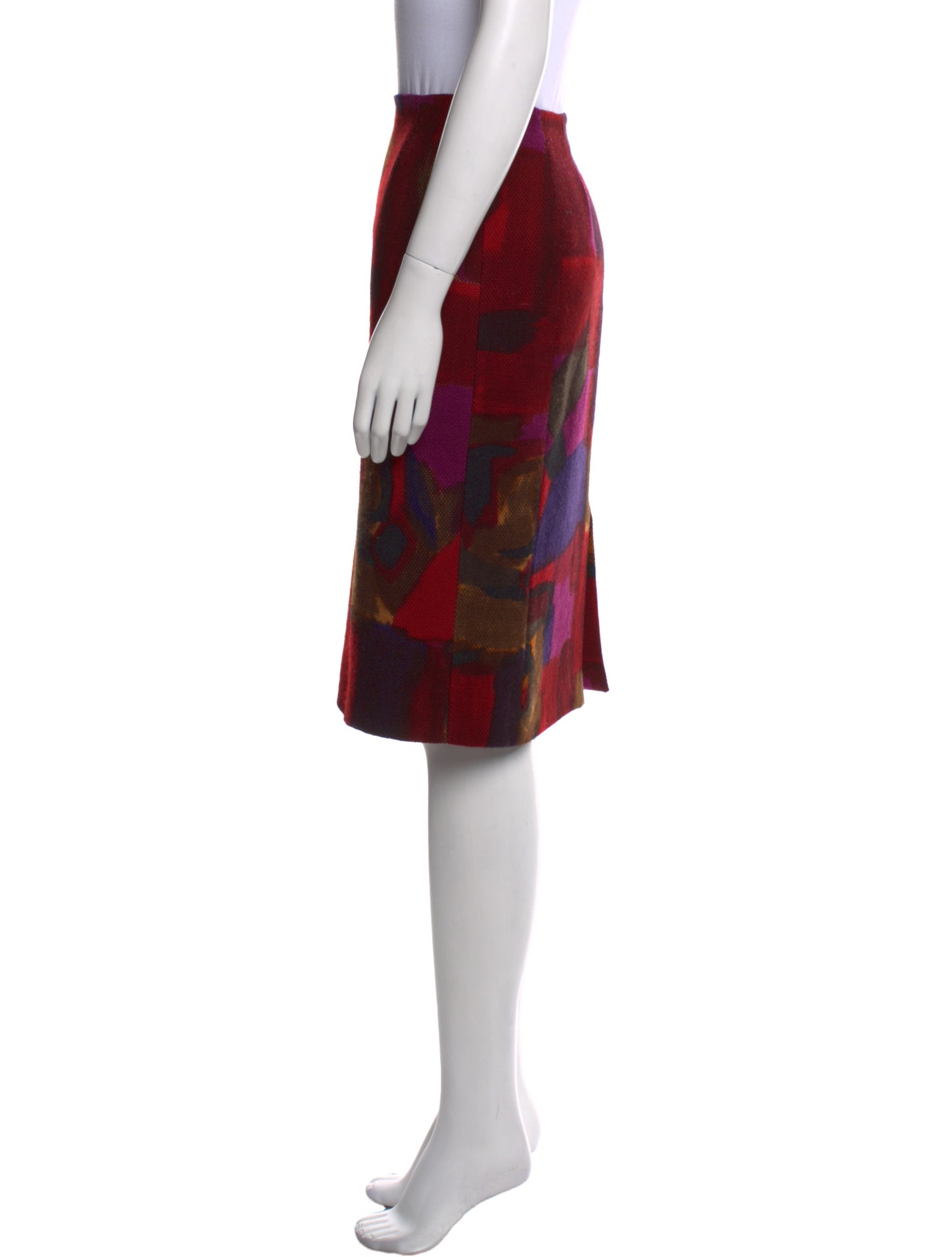 Moschino Wool Knee-Length Skirt