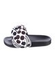 Moschino Rubber Animal Print Slides