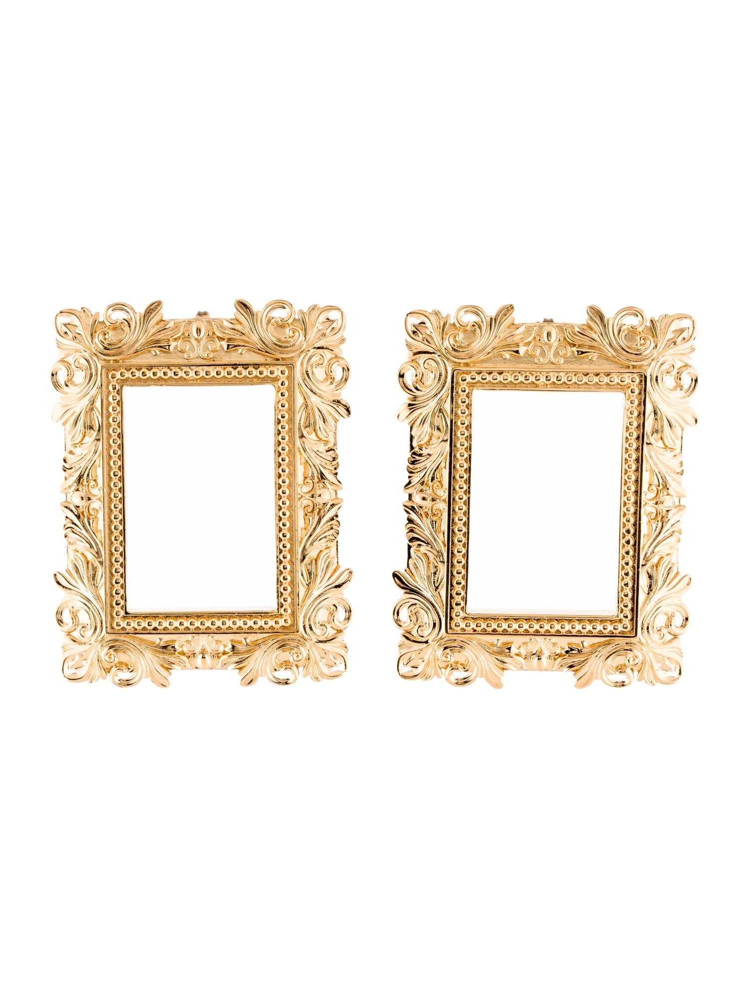 Moschino Frame Earrings