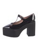 Moschino Patent Leather T-Strap Pumps