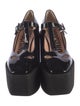 Moschino Patent Leather T-Strap Pumps