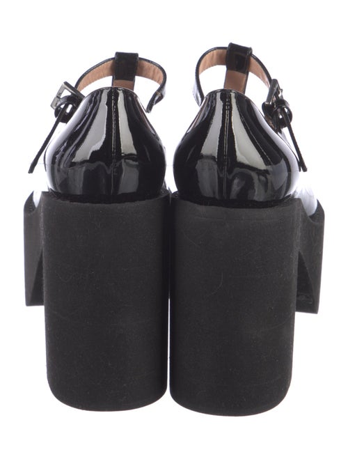 Moschino Patent Leather T-Strap Pumps