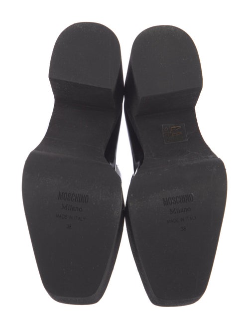 Moschino Patent Leather T-Strap Pumps