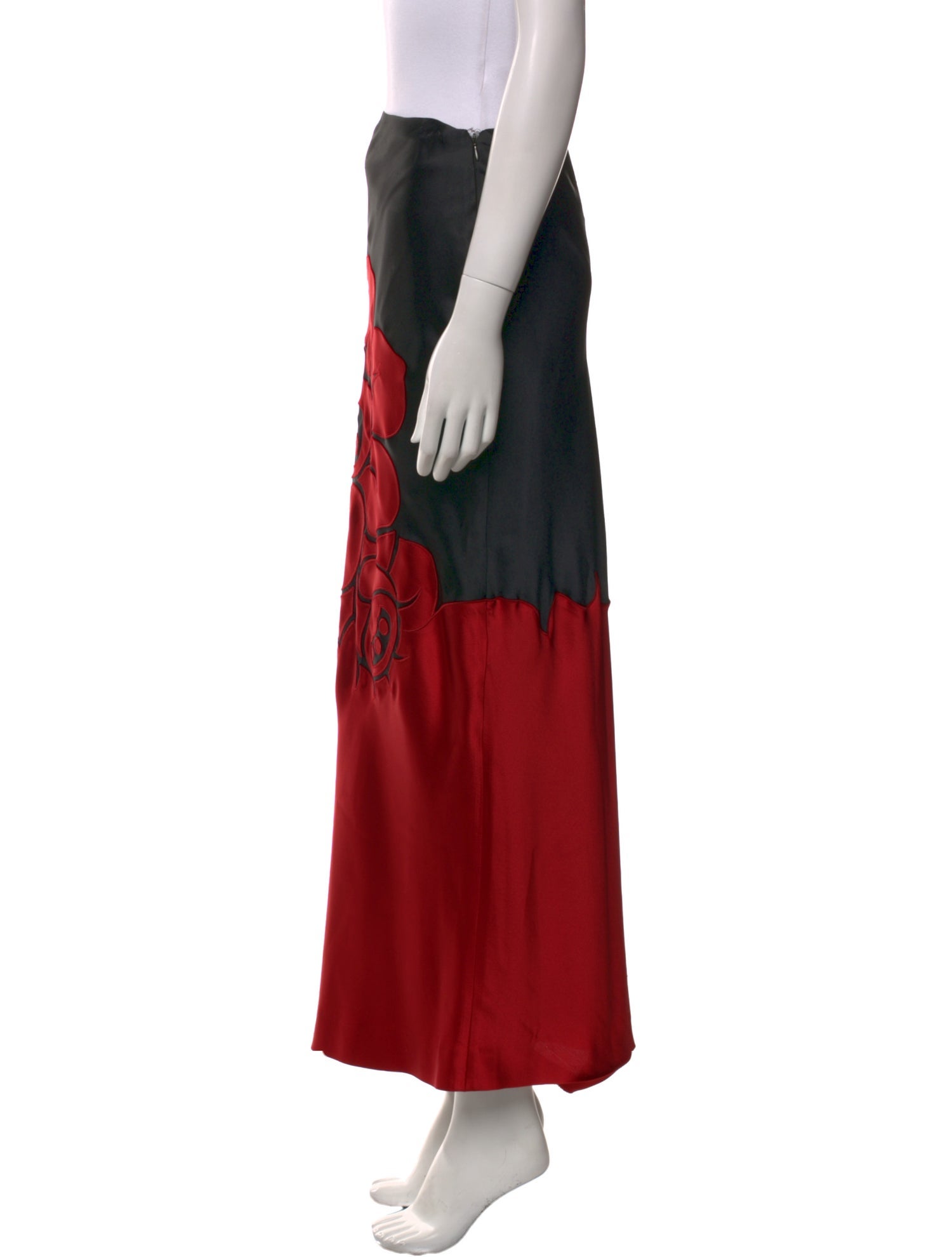 Moschino Floral Print Long Skirt