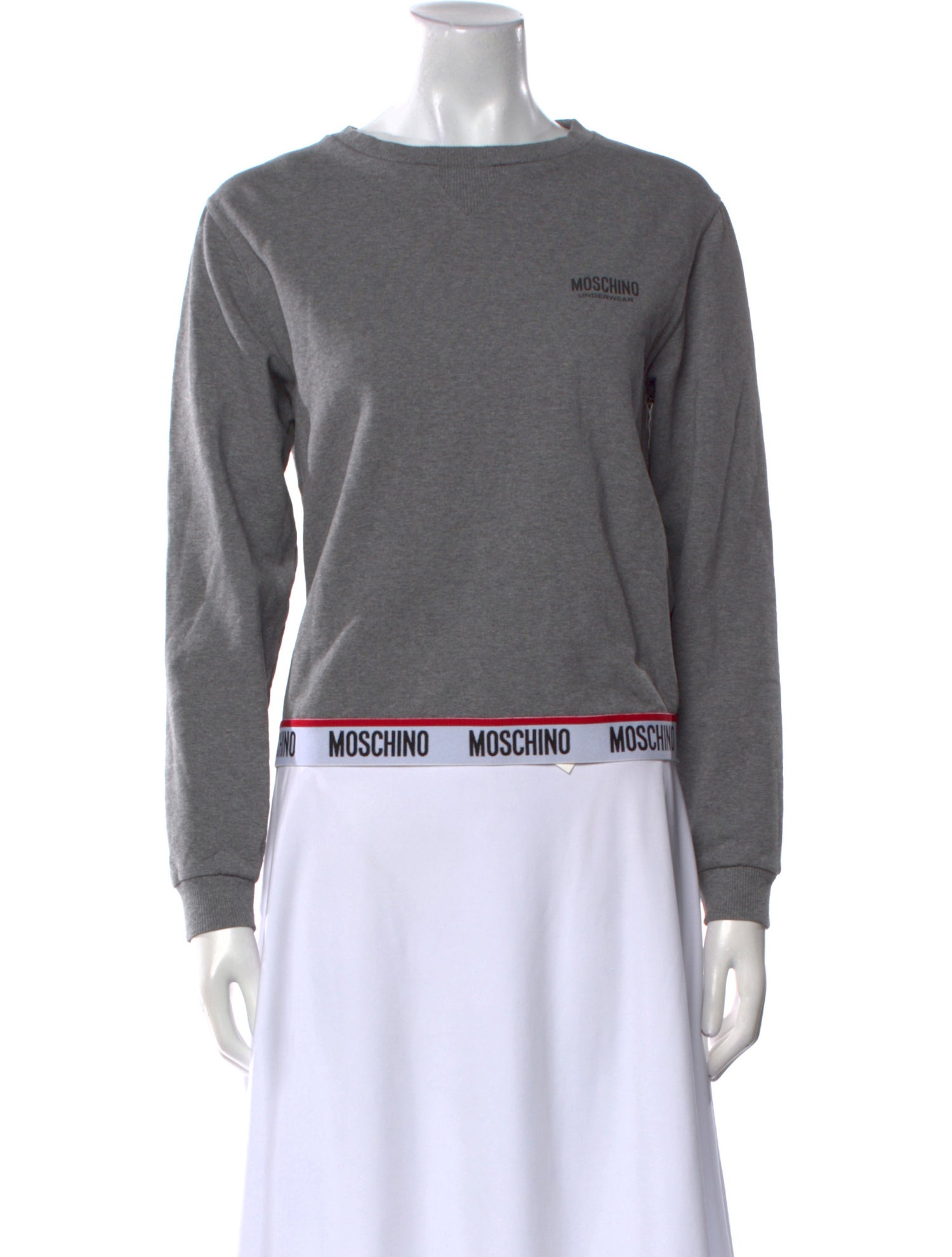 Moschino Graphic Print Crew Neck Sweatshirt