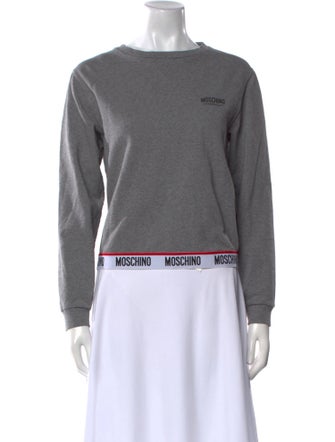 Moschino Graphic Print Crew Neck Sweatshirt