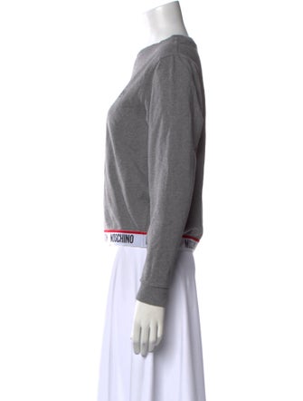 Moschino Graphic Print Crew Neck Sweatshirt