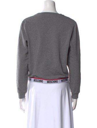 Moschino Graphic Print Crew Neck Sweatshirt