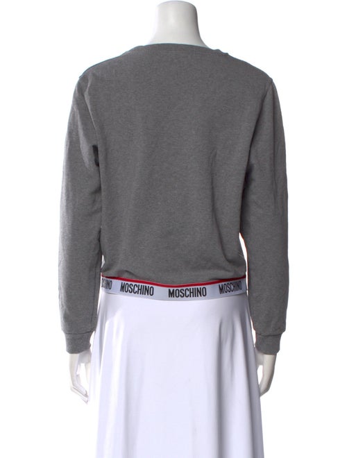 Moschino Graphic Print Crew Neck Sweatshirt