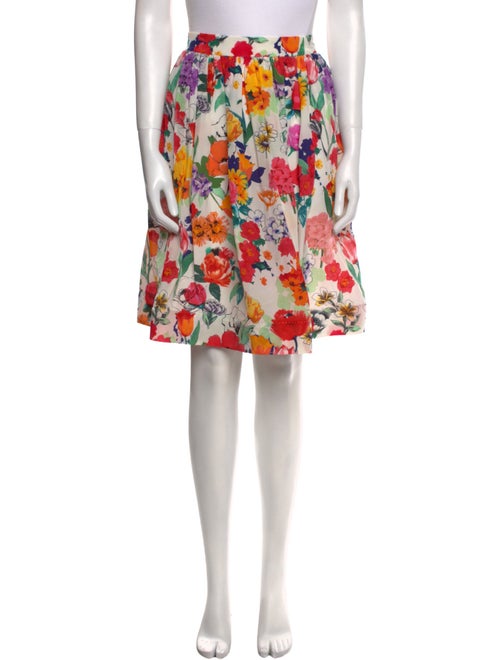 Moschino Silk Knee-Length Skirt