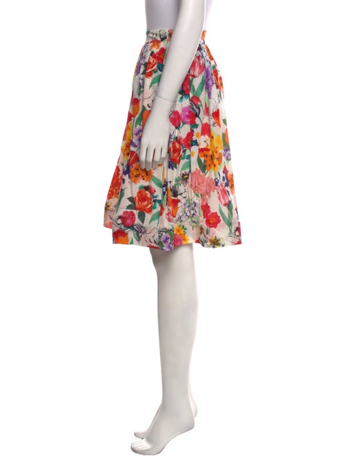 Moschino Silk Knee-Length Skirt