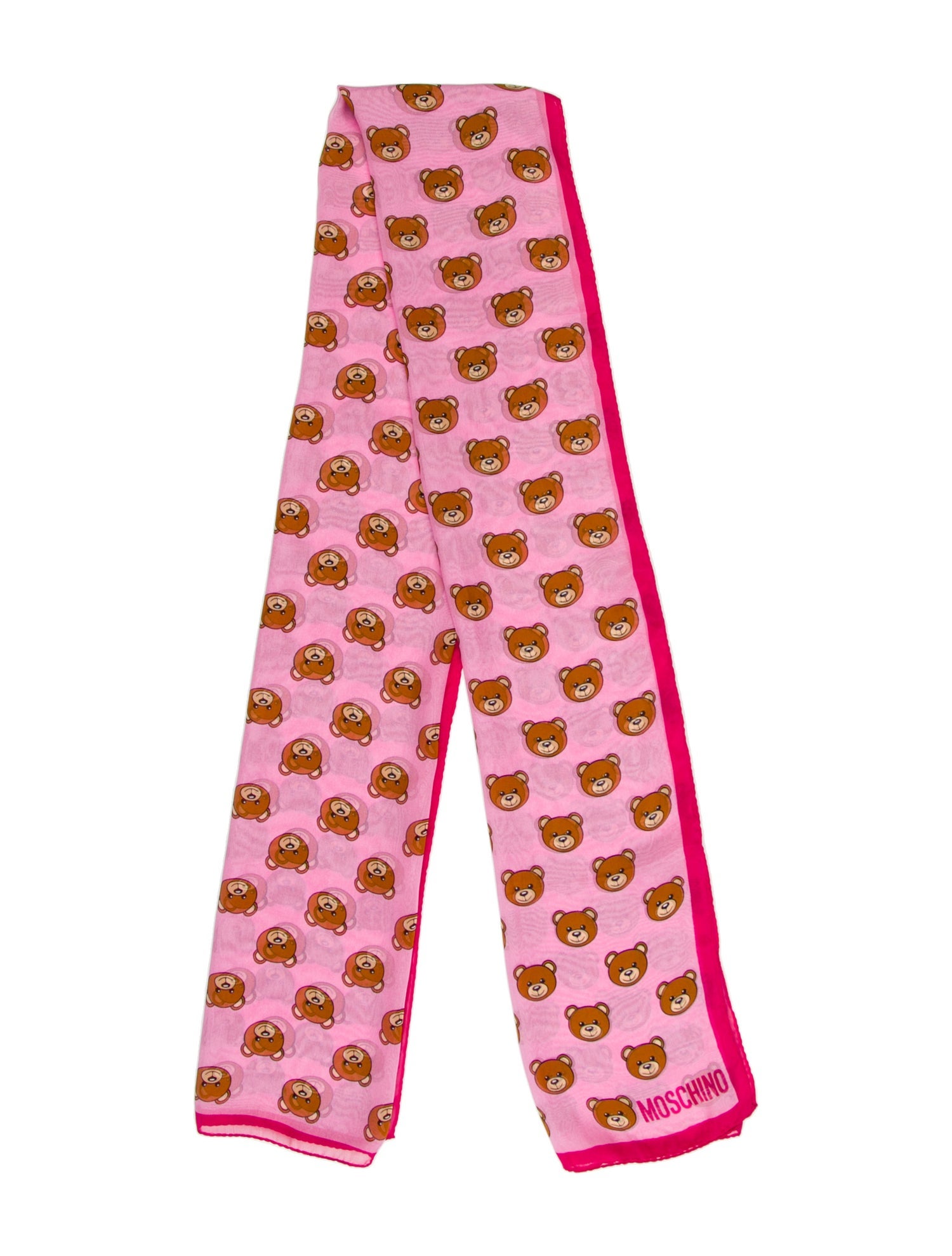 Moschino Silk Printed Scarf