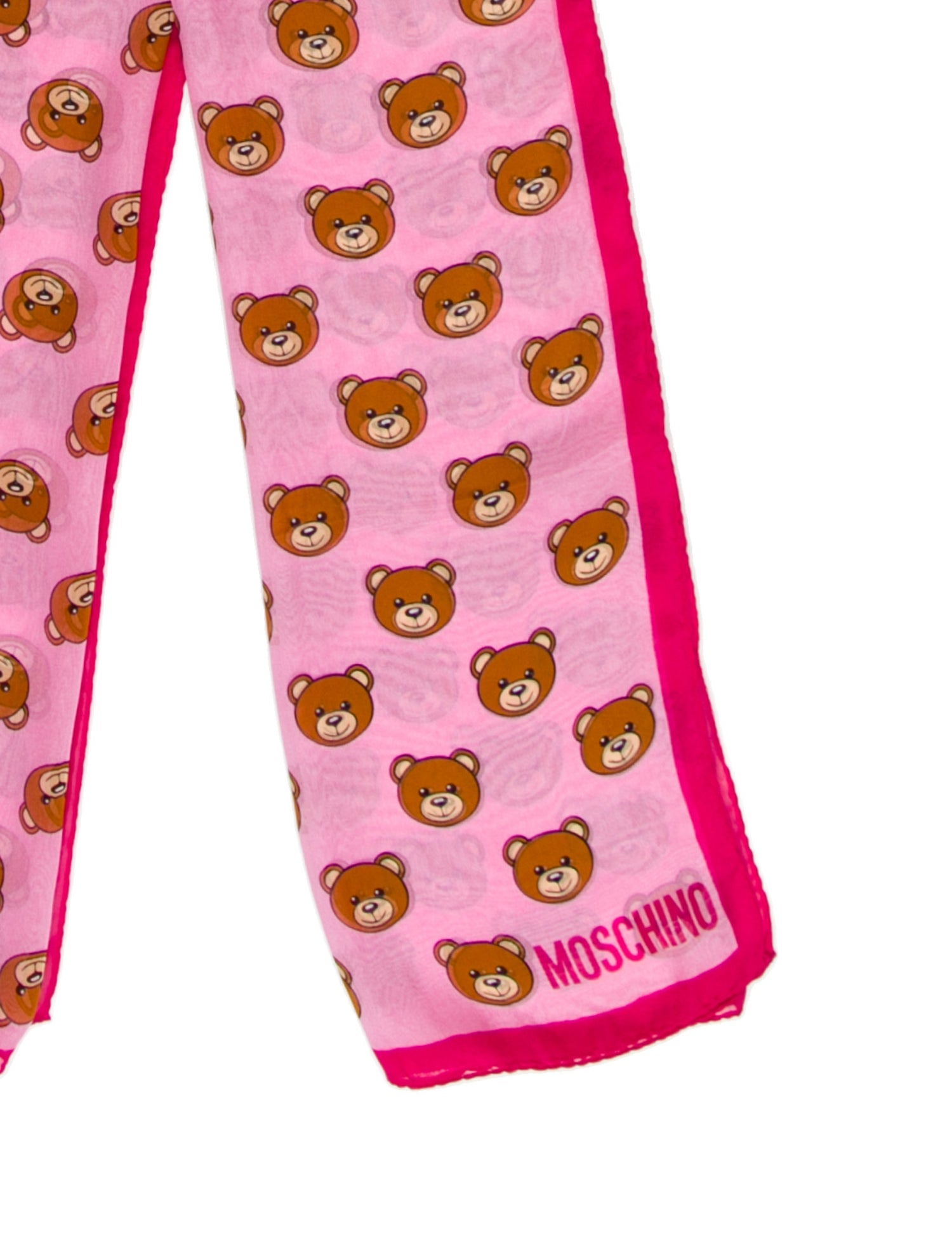 Moschino Silk Printed Scarf