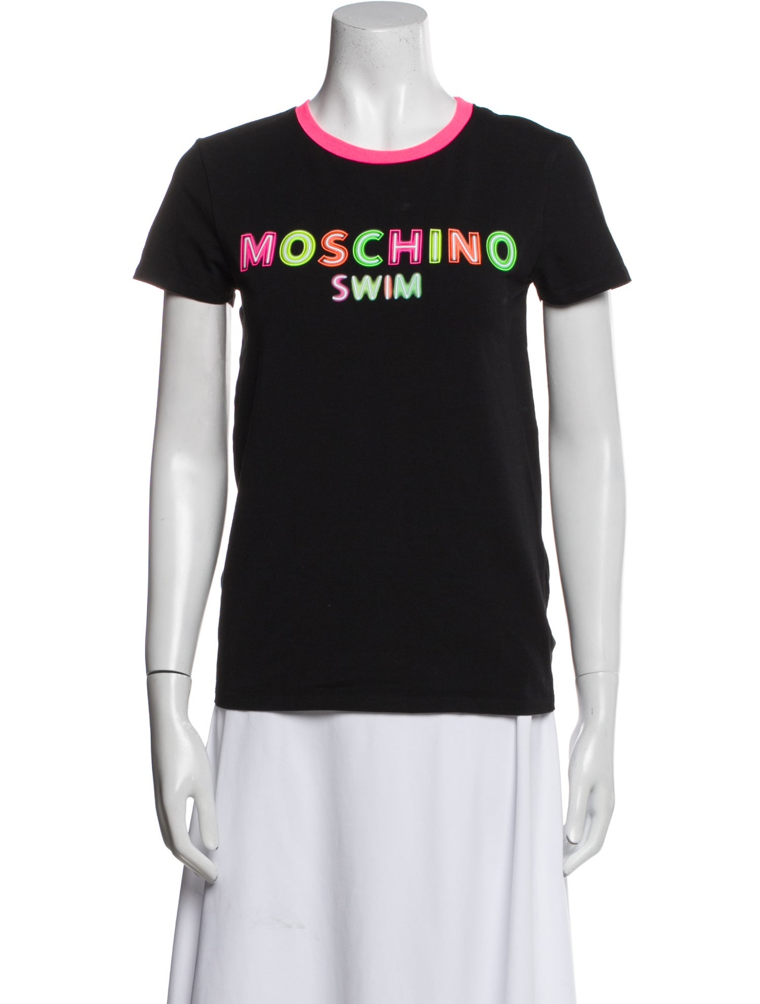 Moschino Graphic Print Crew Neck T-Shirt