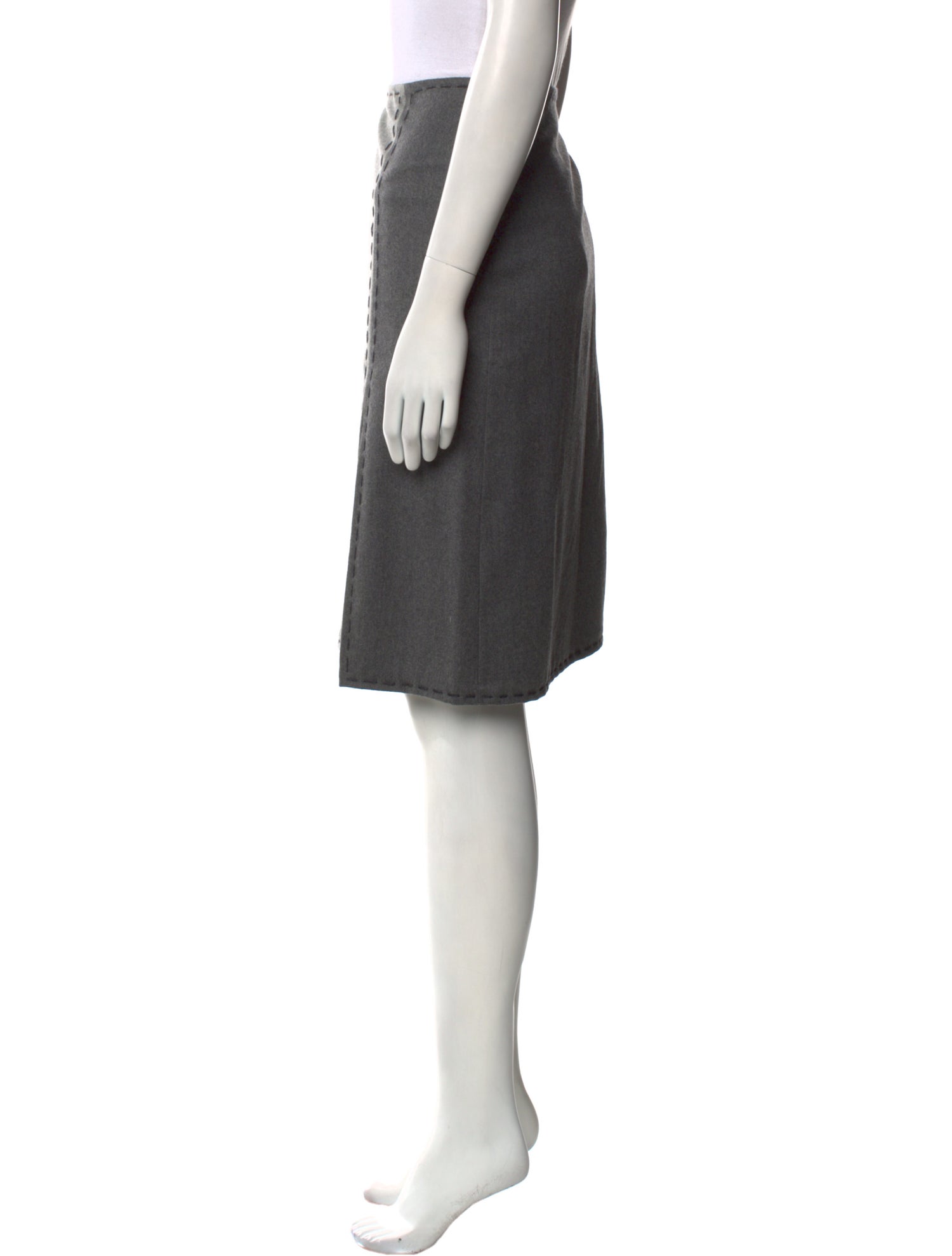 Moschino Wool Knee-Length Skirt