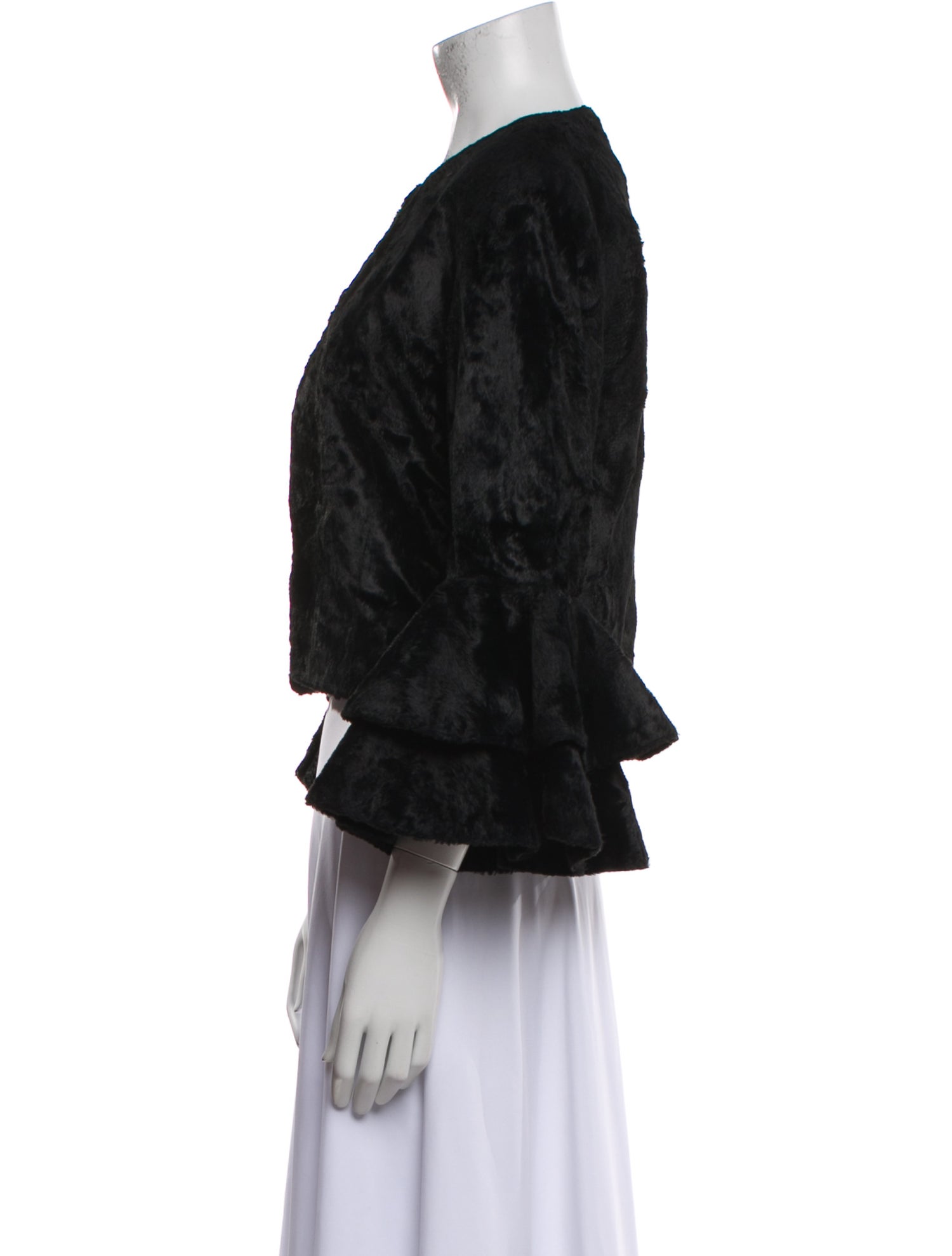 Moschino Vintage 1990's Faux Fur Jacket