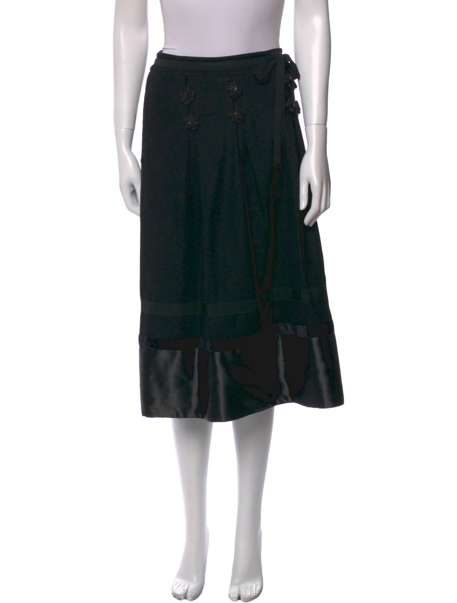 Moschino Wool Knee-Length Skirt