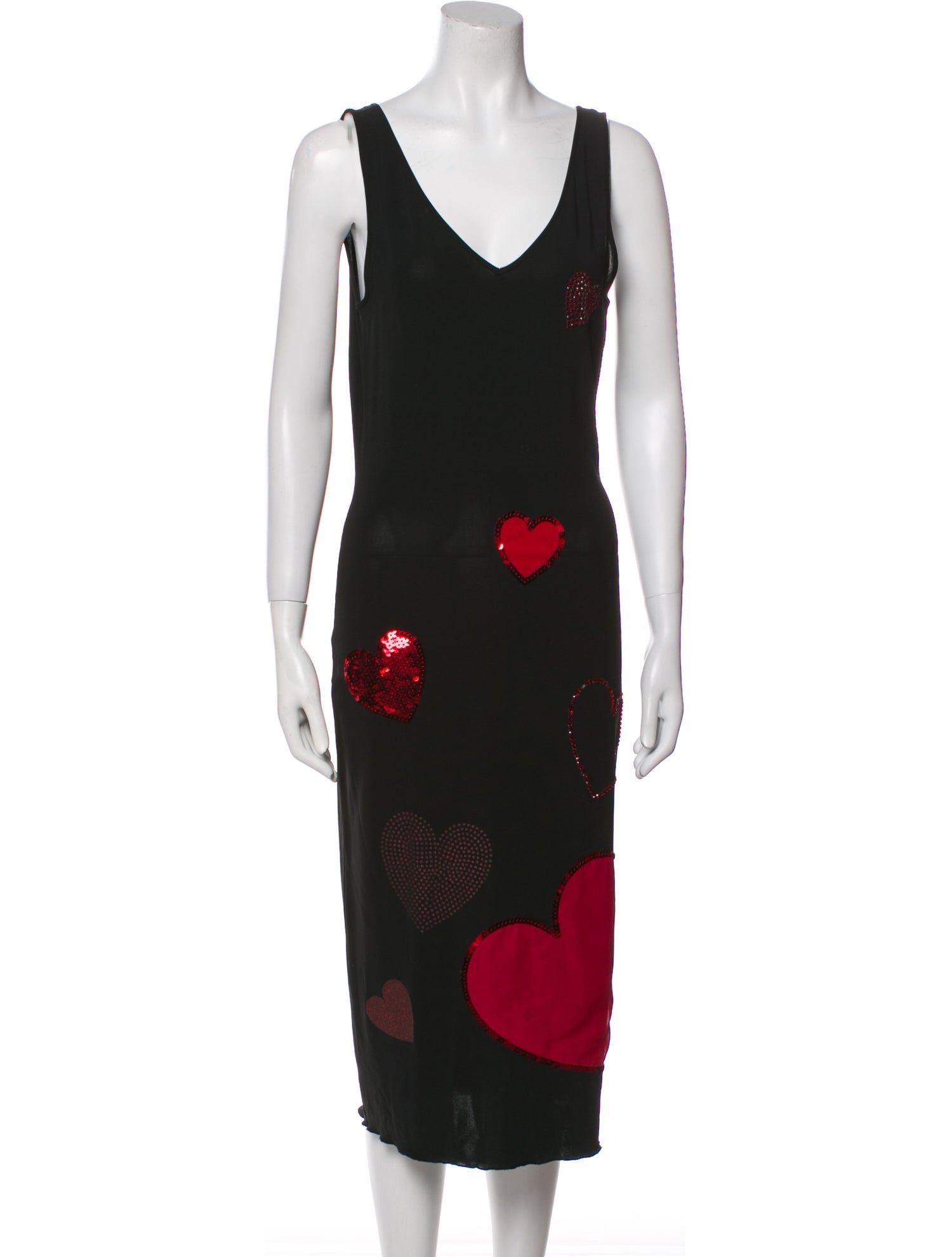 Moschino Printed Midi Length Dress