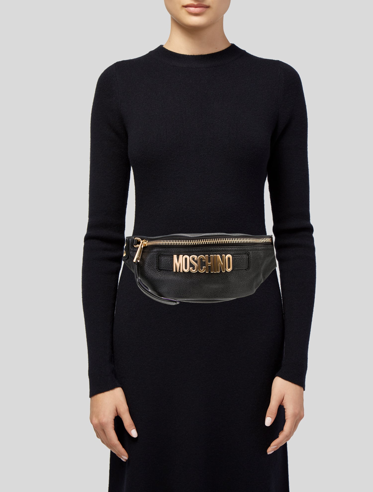 Moschino Leather Belt Bag