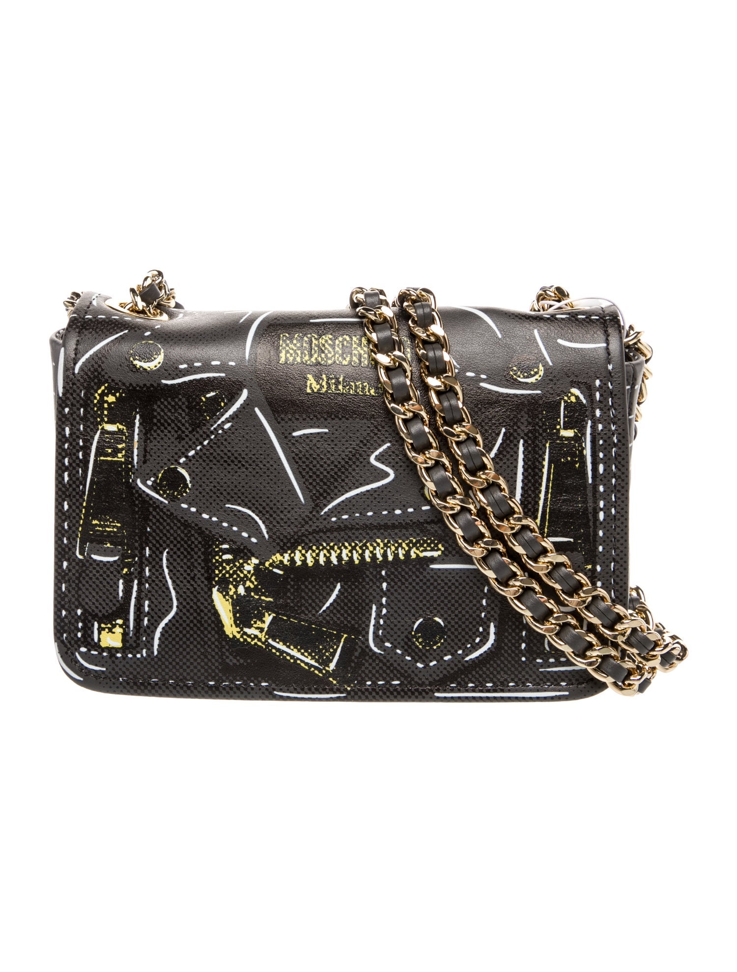 Moschino Leather Shoulder Bag