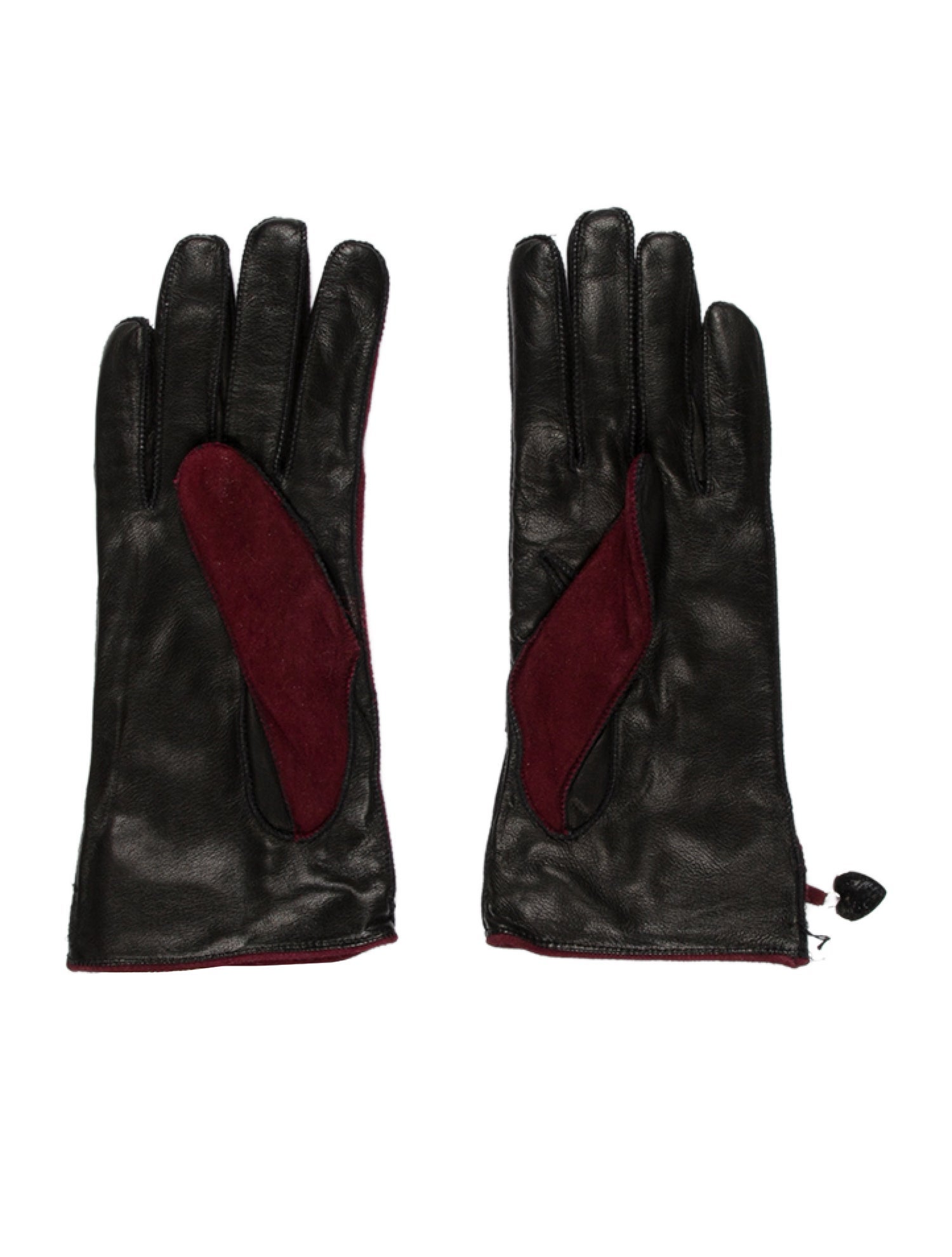 Moschino Leather Gloves