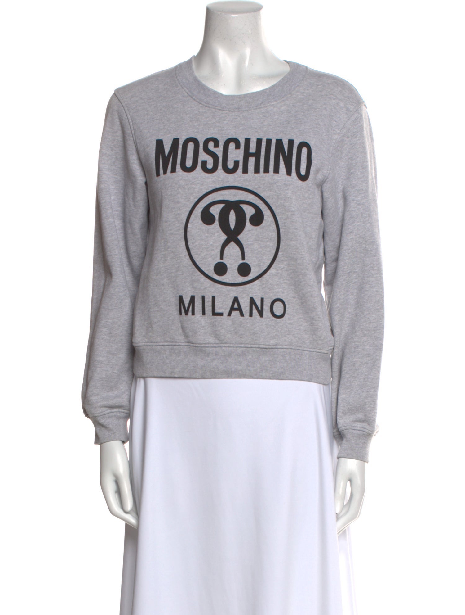 Moschino Graphic Print Crew Neck Sweatshirt