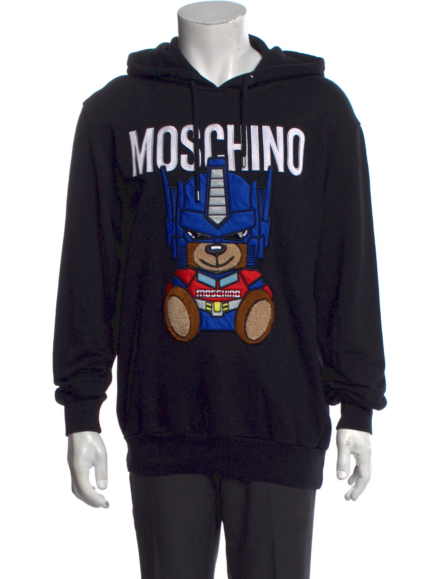 Moschino Graphic Print Crew Neck Hoodie