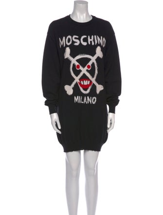 Moschino Virgin Wool Mini Dress