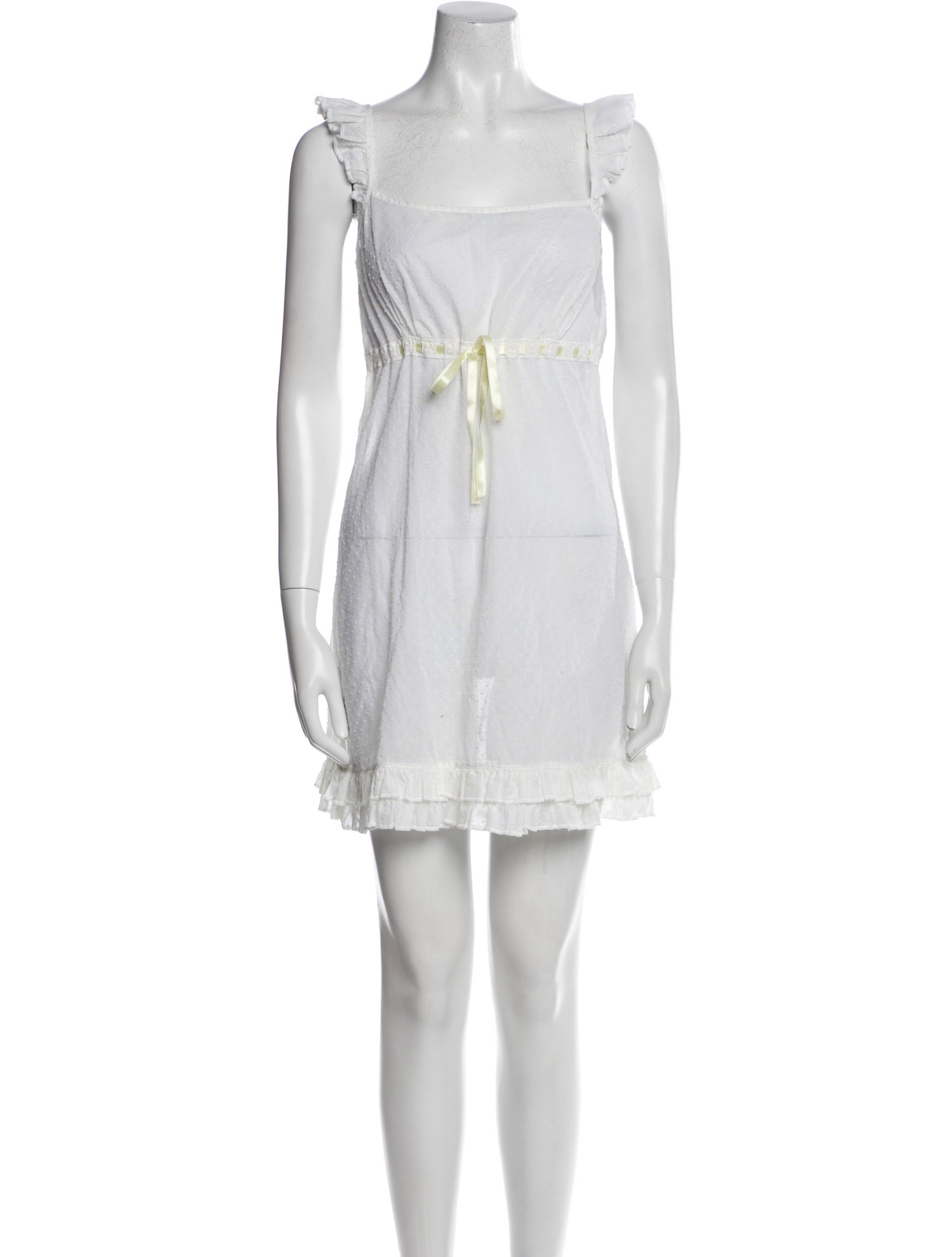 Moschino Square Neckline Mini Dress