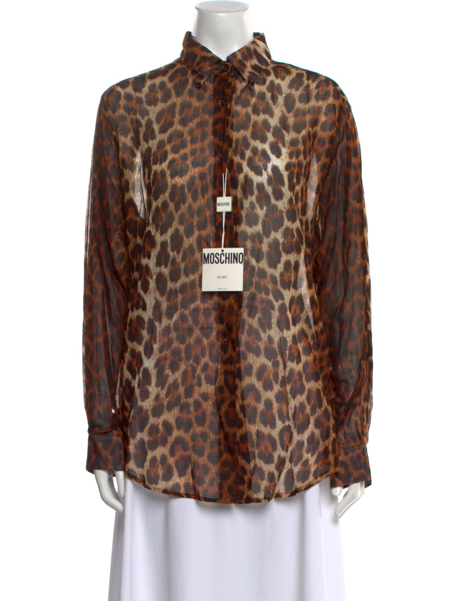 Moschino Vintage Late 1990's - Early 2000's Button-Up Top