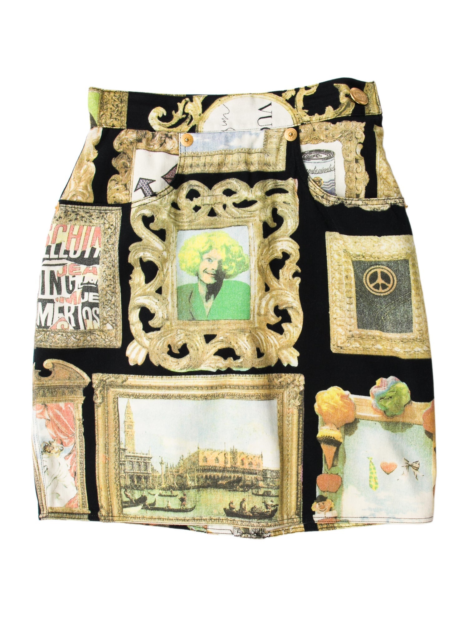 Moschino Printed Knee-Length Skirt