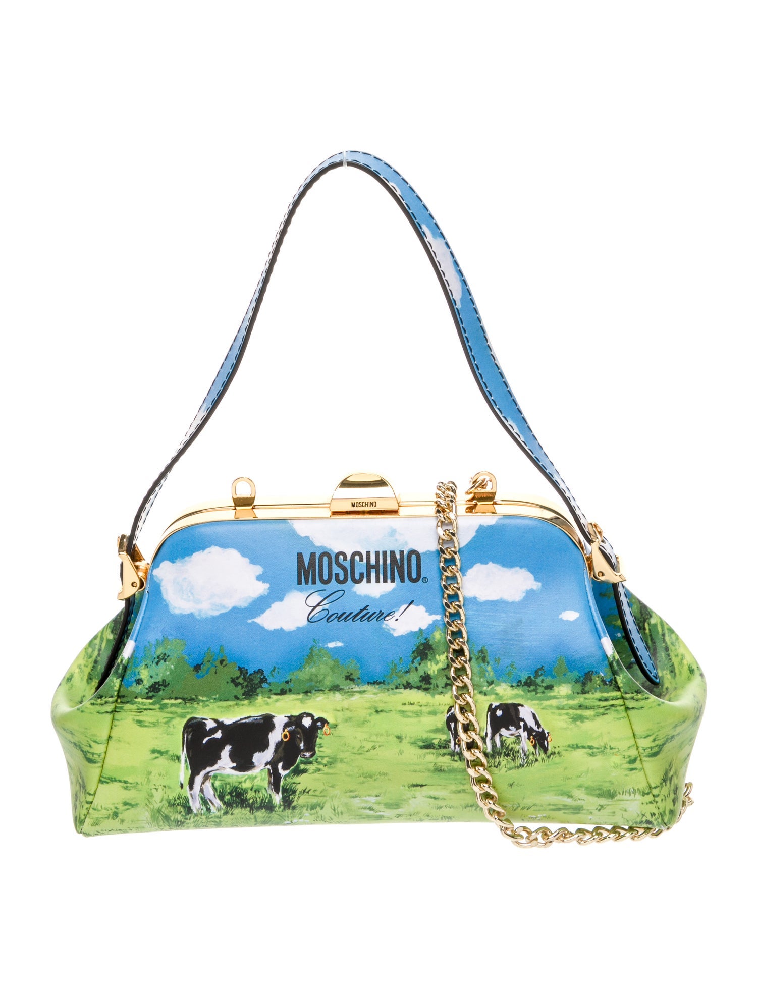 Moschino Leather Shoulder Bag