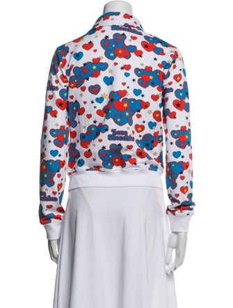 Love Moschino Printed Denim Jacket