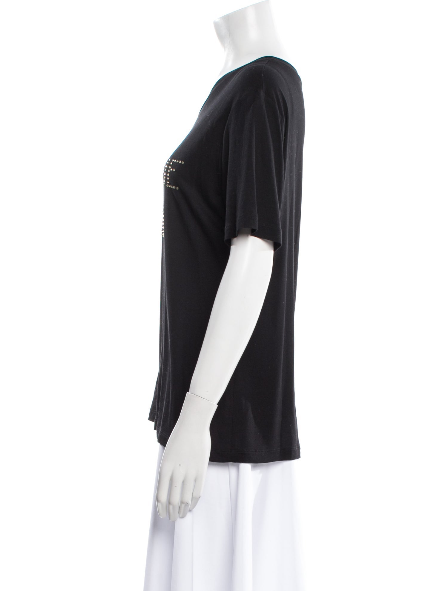 Moschino Graphic Print Scoop Neck T-Shirt w/ Tags