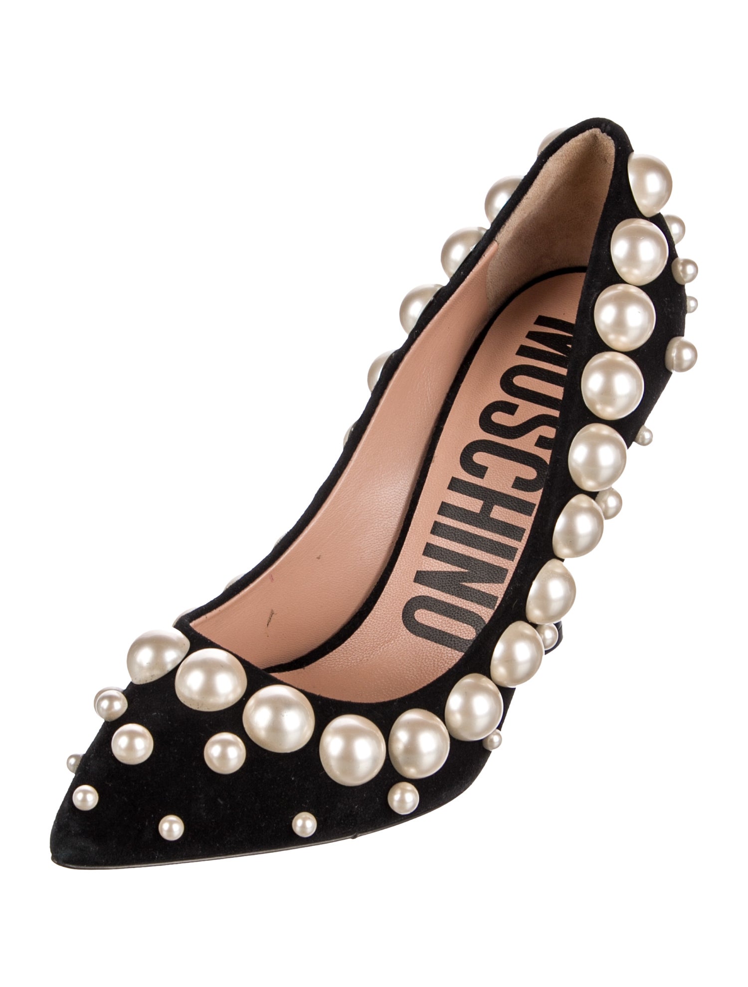Moschino Suede Pumps