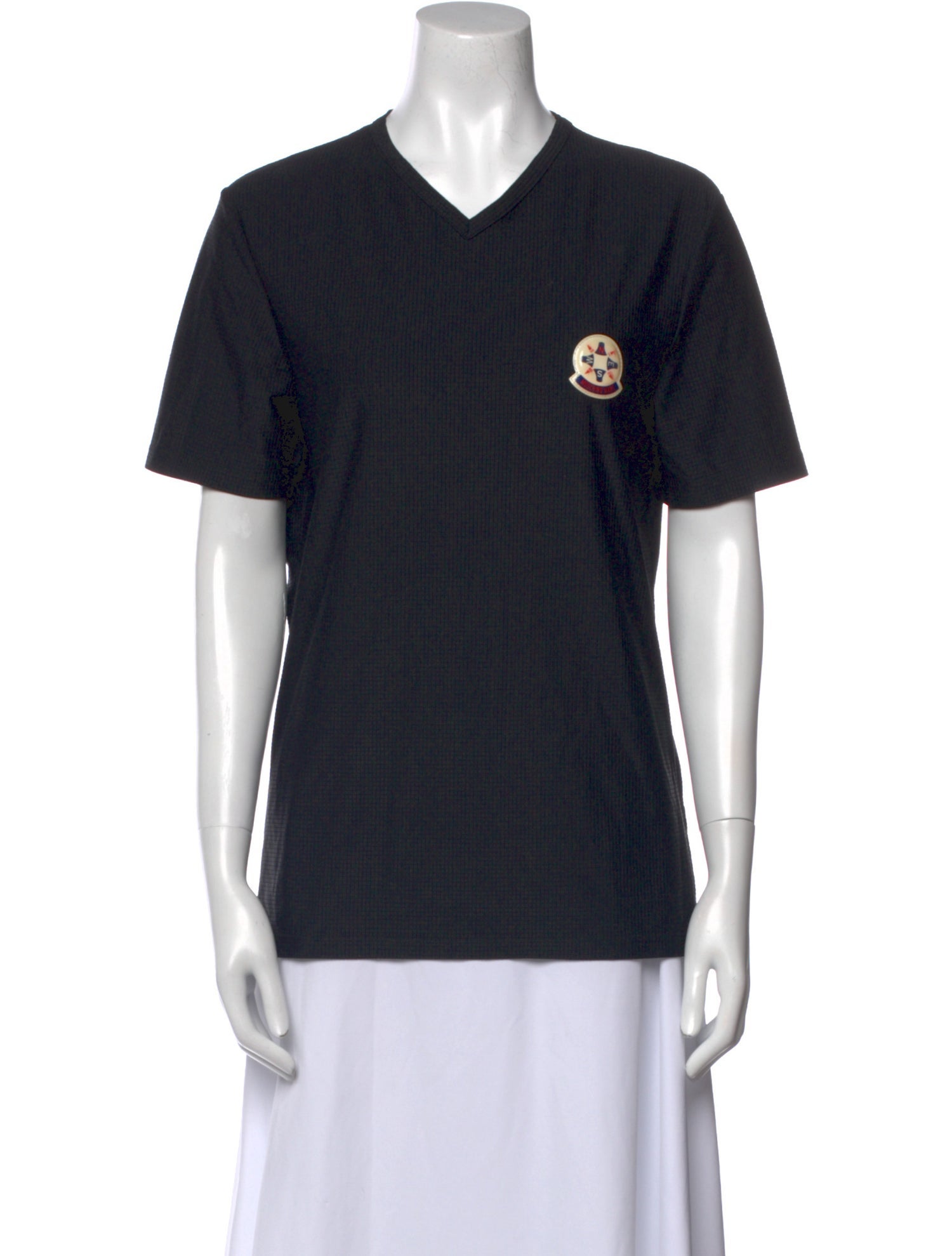 Moschino Graphic Print V-Neck T-Shirt