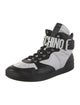 Moschino Leather Colorblock Pattern Sneakers