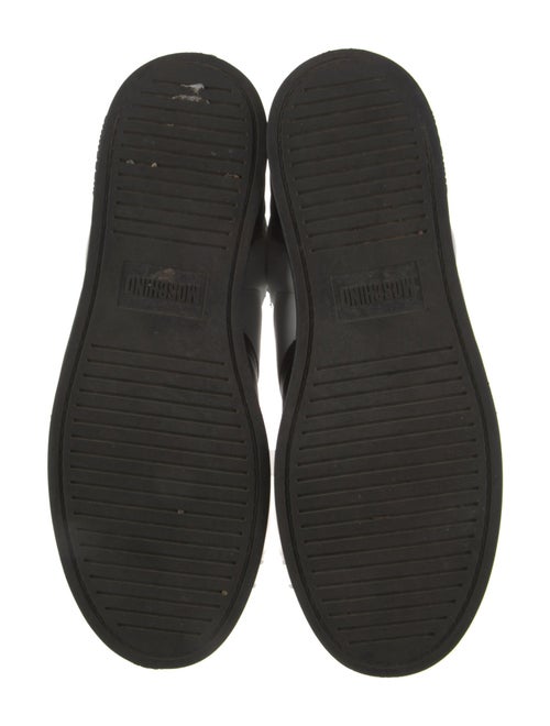 Moschino Leather Colorblock Pattern Sneakers