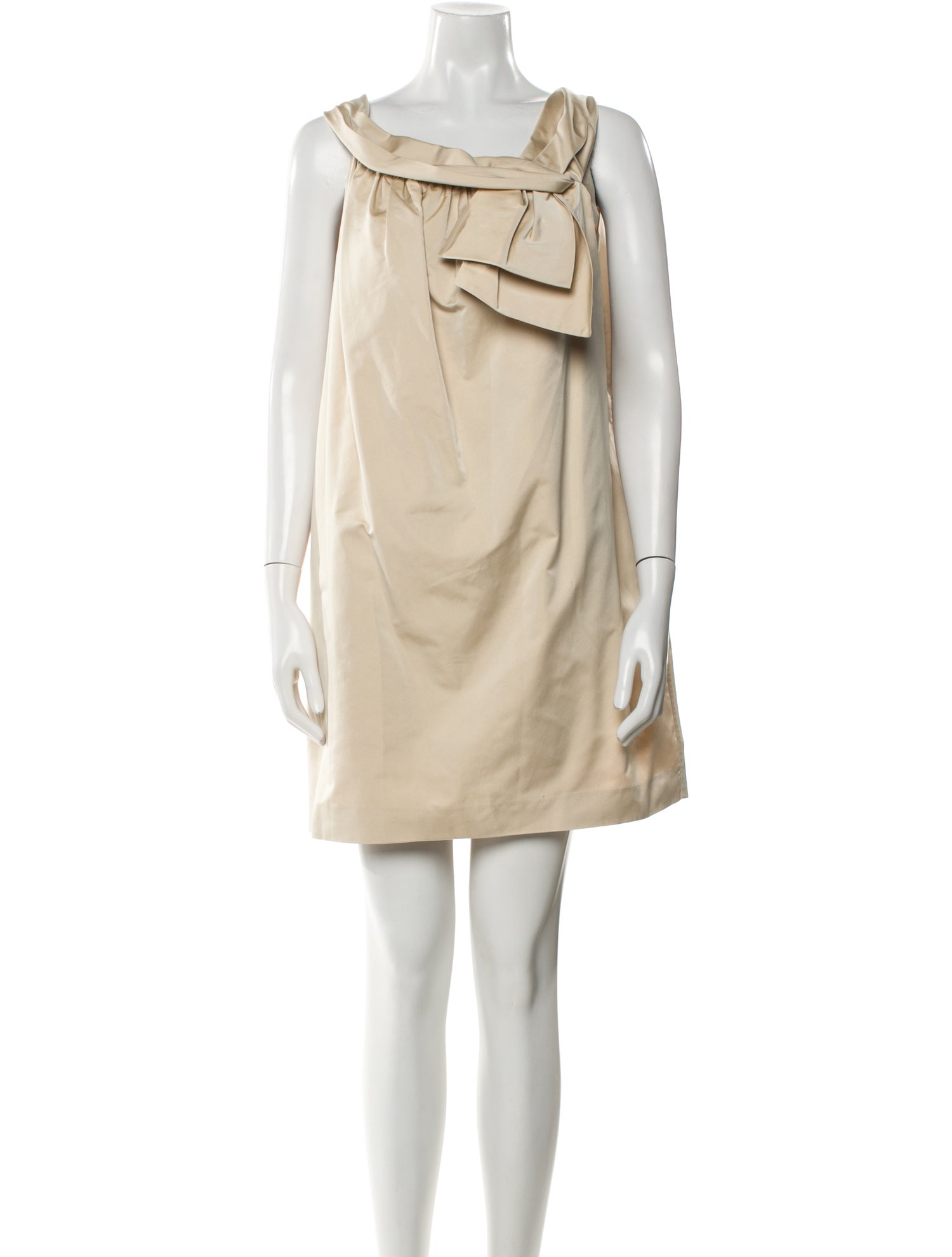 Moschino Cowl Neck Mini Dress